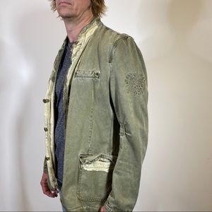 Triple Five Soul Men's Army Green Jacket NWOT XL